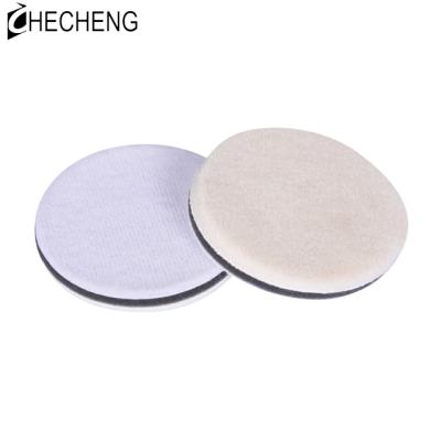 China Super Polishing Wool Quality CHE-WP625 80mm Wool Pad for sale