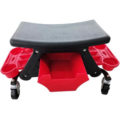 China Rubberized Steering Wheel With Locks CHE-CS001 Latest Mechanic Stool With Wheels Roller Creeper Seat for sale