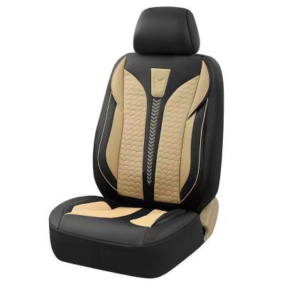 China Sports Luxury Design Full Set Universal PU Leather Auto Car Seat Covers Accessory for sale