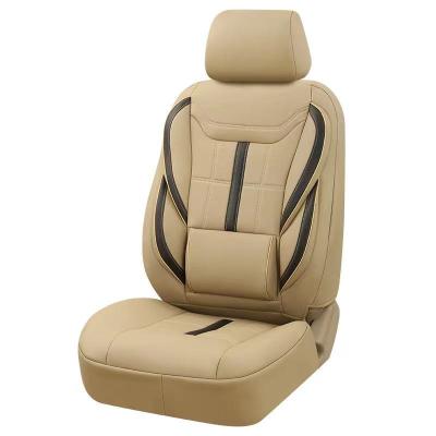 China Sports Luxury Design Full Set Universal PU Leather Auto Car Seat Covers Accessory for sale