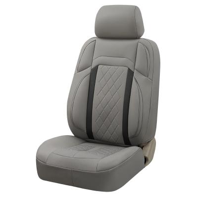 China Sports Luxury Design Full Set Universal PU Leather Auto Car Seat Covers Accessory for sale