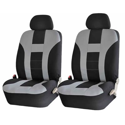 China Popular Business Jacquard Universal Car Seat Covers 2PCS Set Auto Accessory for sale