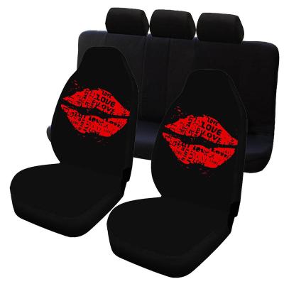 China Y2K Y2K car seat covers 2pcs seat covers for universal size fashion car seat covers with printed for sale