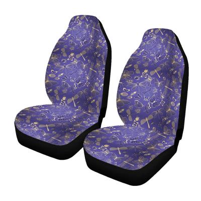 China Business Print Design Polyester Seat Covers Universal Car Seat Cover for sale