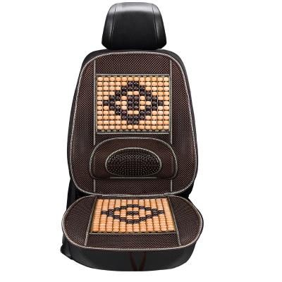 China Luxury Wooden Bead Cushion Car Seat Protector Auto Assessory Cooling Cover for sale