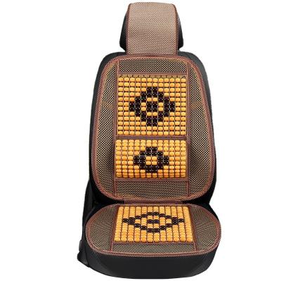 China Universal Car Luxury Cushion Summer Cooling Wooden Car Seat Cover Auto Accessory for sale