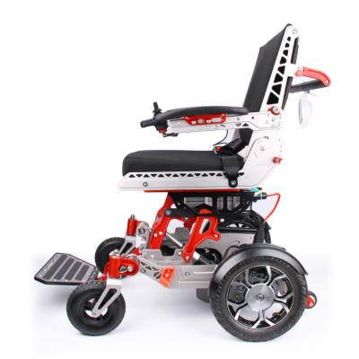 China Luxury Popular Foldable Aluminium Alloy Remote Control Automatic Wheelchair Electric Wheel Chair for Disabled People for sale