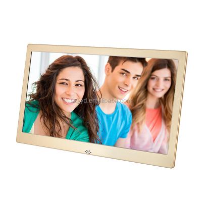 China DPF-1012J Clock Table or Wall Mount Metal Case Frame Digital Picture Picture Set 10 Inch Digital Photo Frames for sale