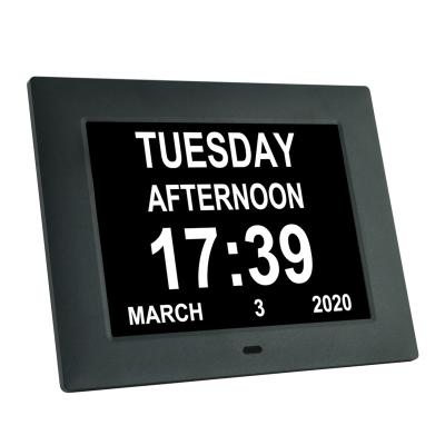 China Alzheimer's Class 7 Inch 2020 Wholesale 4:3 Ratio Digital Clock With Medicine Reminders For Elderly Dementia And Seniors for sale