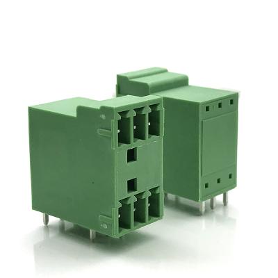 China PLC terminal block manufacturer 2EDGRC 3.81mm double bridge connector 2edg pluggable terminal block for sale