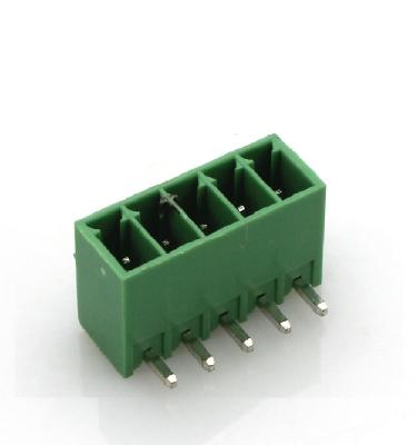 China Control System Equipment Pluggable Terminal Block 3.81mm 90 Degree Header 4 Pole FPM1.5-XX-381-01 PCB Connector Male Sockets for sale