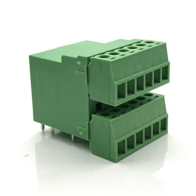 China PLC Electrical Terminal Block Connector 35mm Terminal Block 15EDGRH-3.5MM Pluggable Terminal Block for sale