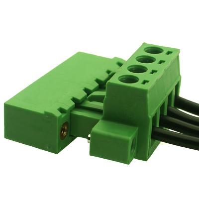 China PA66 UL94V-0 Free Sample FPC2.5-XX-508-01 5.0mm Pitch Terminal Block Connectors 3 Pin Socket Electrical Terminal Block Connector for sale