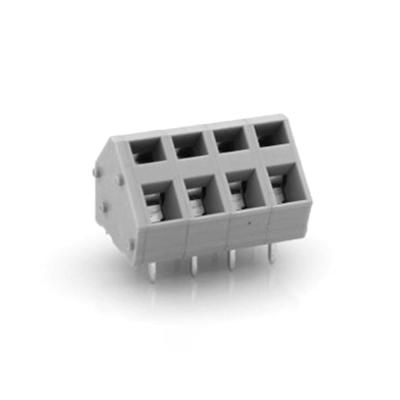 China PA66 UL94V-0 AOSI Spring Terminal Block FS2.5-XX-500-04/DG245 Screwless Type Terminal Block for sale