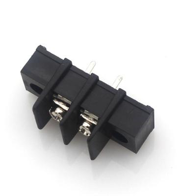 China A.W.G. Connector 8.25mm Terminal Barrier Terminal Blocks PA66 UL94V-0 4 Pin 300V 20A 12-22 for sale