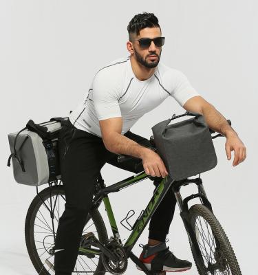 China Custom Made Waterproof TPU Fabric Bicycle Saddle Bag Bicycle Front Bag For Riding Cycling for sale