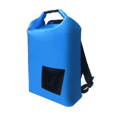 China 500D PVC tarpaulin OEM waterproof dry bag for safety swimming with PVC tarpaulin travel backpack dry bag for camping for sale