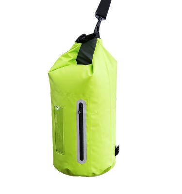 China 10L/15L 500D Portable PVC Tarpaulin 500D Waterproof Backpack Bag Ocean Pack Dry Bag For Traveling for sale