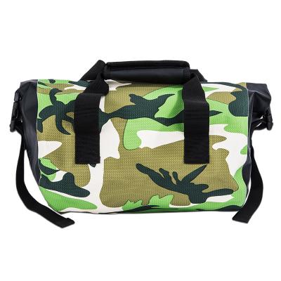 China Reusable OEM Travel Weekender Duffle Luggage Bag Camouflage Outdoor Ultralight Waterproof Bag For Hiking for sale