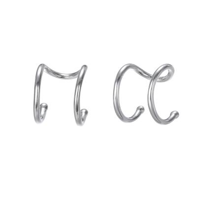 China Circle Earring 2022 Fashion Women Hoop Earrings Simple Environmental Friendly Stainless Steel Geometric Jewelry for sale