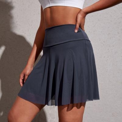 China Wholesales Breathable Pocket Flared Sports Pleated Women One Piece Sexy Tennis Skorts Golf Wear Dress Short Sports Skirt for sale