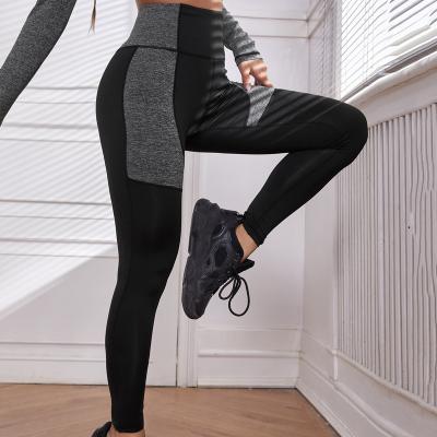 China Super Soft Thick Breathable Fashion Stretch Bum Tummy Control Sport Pants High Waist Butt Lift Up Running Pants Wholesale for sale