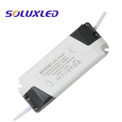 China 25W 30W 300mA 600mA 900mA 1500mA 25-36V Constant Current Internal Panel Light LED Driver Power Supply for sale