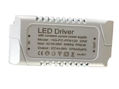 China LED Lighting Flicker Isolation LED Driver 20W 350ma 370ma PF>0.95 Free Galvanic Luminous Flux Pulse à venda