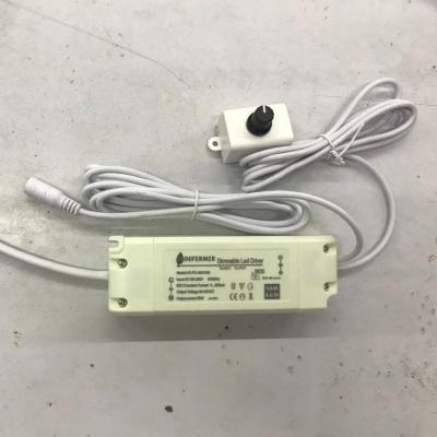 China 0-10V Dimming Customized 10W 20W 30W 40W 50W 60W Dimmable Driver With Dimmer for sale