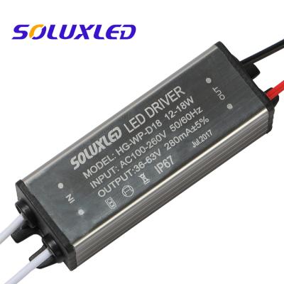 China Leddrivers Outdoor Lighting Waterproof Power Supply 12W 18W 300mA 600mA 900mA For Outdoor Lighting Te koop