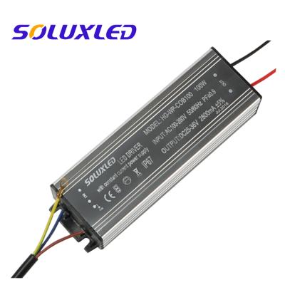 China Waterproof IP67 Outdoor Lighting LED Driver Power Supply COB100W 25-36V 2700mA en venta