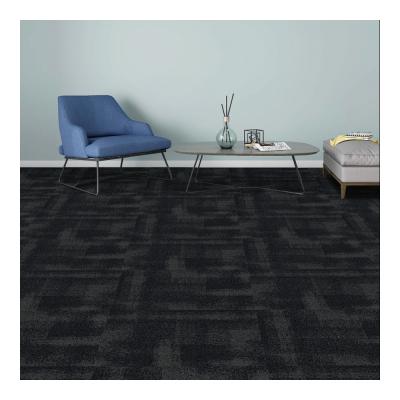 China New Beautiful Designed Washable Office Commercial Carpet Tiles Carpets 50x50 For Commercial Use Carpet Tiles for sale