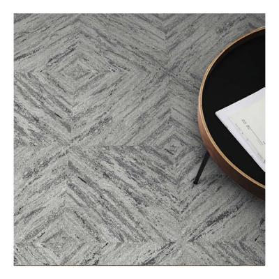 China Modern Commercial Removable Fire Retardant Washable Rigid Nylon Rug Loop Pile Carpet Office Floor Tile Classic Rug for sale