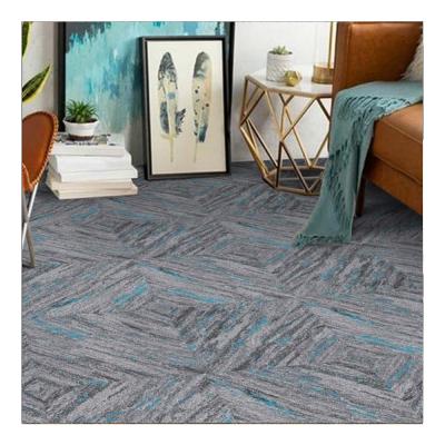 China Actory Price Thick Commercial Carpet Tiles 50X50 Washable Flame Retardant 66 PVC Commercial Nylon Carpet Tile Backing High Quality Nylon Carpet for sale