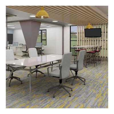 China Factory Wholesale Washable PP Bitumen Mosaic Tile Carpet,Chinese Manufacturer Office Carpet Tile Price,Easy Install Carpet Tiles for sale