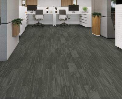 China 2022 New Design Soundproof Modular Fireproof Commercial Carpet PP Washable Carpet Tiles 50*50 Commercial Office for sale