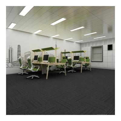 China Loop Pile Washable Commercial PVC Backing Carpet Tiles With Free Sample High Quality Carpet Tiles for sale