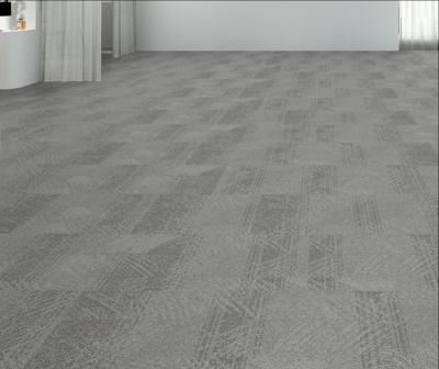 China Factory Price Free Sample 50cm*50cm Washable Commercial PP Office Carpet Tile for sale