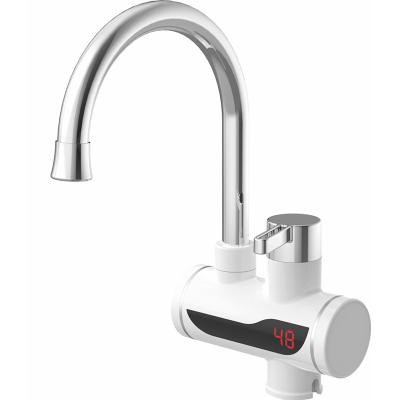 China Hotel LED Digital Display Instant Hot Water Faucets Electric Water Heater Faucets for sale