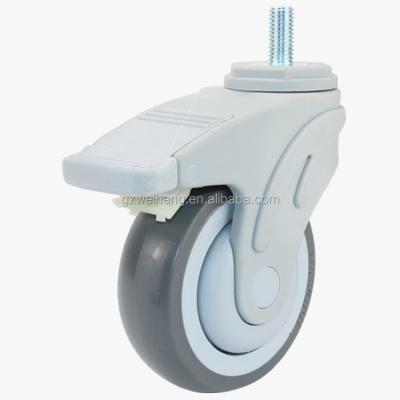 China Factory WeiHang Luxury 4 Wheel Hospital Bed Casters Medical Grade Caster With Lock for sale