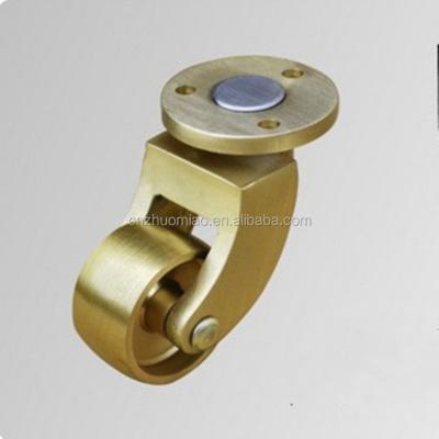 China Modern High Quality Solid Brass Furniture Casters Casters for sale