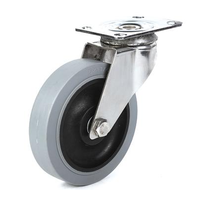 China Weihang Low Noise 3 Inch Swivel Anti Static Caster Stainless Drive Wheel PU With Worktable With Caster for sale