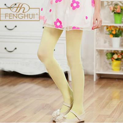 China Antibacterial Color Children's Candy Velvet Summer Spring Pantyhose for sale