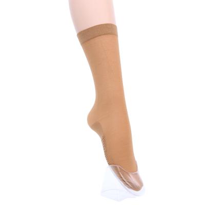 China Factory Wholesale Good Price Bare Foot Massage Antibacterial Knee High Nylon Stockings for sale