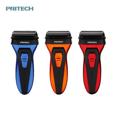 China PRITECH Washable Twin Blade Electric Men Wet Dry Razor Trimmer for sale