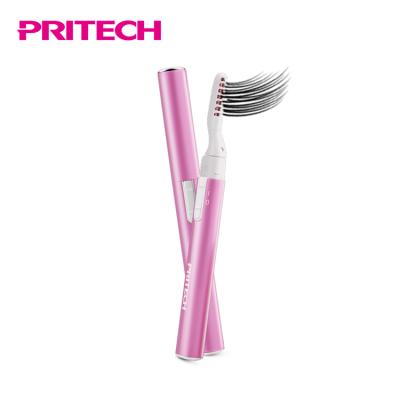 China Wholesale Portable Aluminum Double Heater PRITECH / ABS Material Electric Eyelash Hair Curler for sale