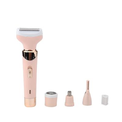 China PRITECH Super Sep Outdoor Customized 4 IN 1 Beauty Care Four Interchangeable Head Lady Hair Trimmer Set for sale