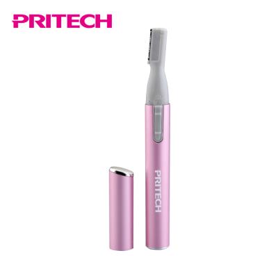 China PRITECH Sharp Battery Operated Electric Eyebrow Trimmer for sale