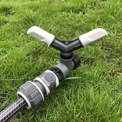 China Adjustable Arm Angles For Cover Control Garden Water Sprinkler Arm Rotating Adjustable Angles Watering Dia.35ft 2 Arm For Irrigation for sale