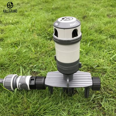 China Garden Watering Different Sizes And Styles Gear Drive Garden Suction Irrigation System Sprinkler Watering Spray With Trident Spike for sale